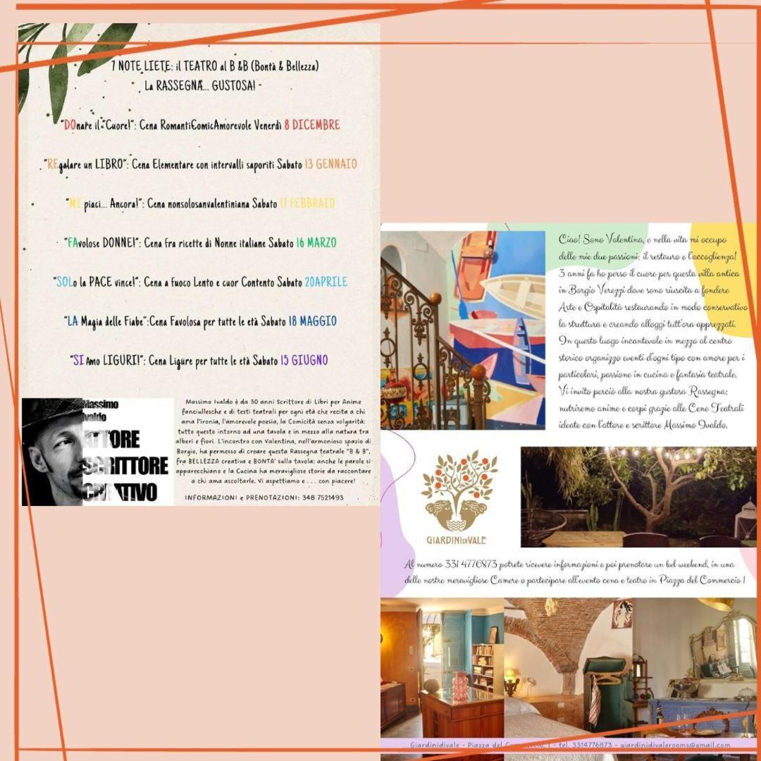 B&B Giardinidivale A 2 Chilometri Da Finale Ligure 博尔焦韦雷齐 外观 照片
